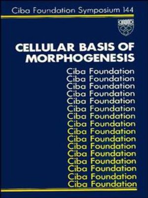 cover image of Cellular Basis of Morphogenesis